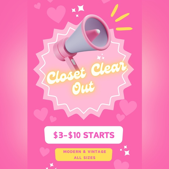 LIKE TO BE ALERTED! Closet and Inventory Clean Out - Picture 1 of 2